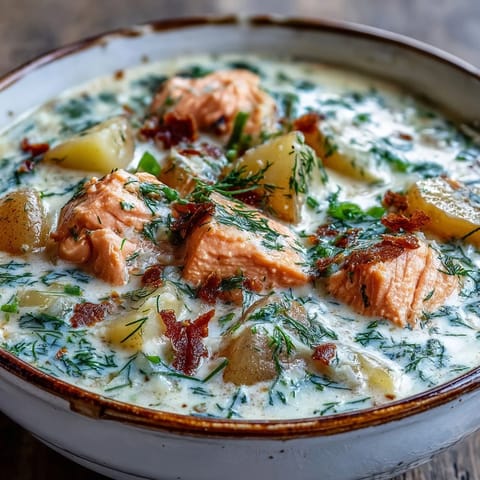 Creamy Finnish Salmon Soup