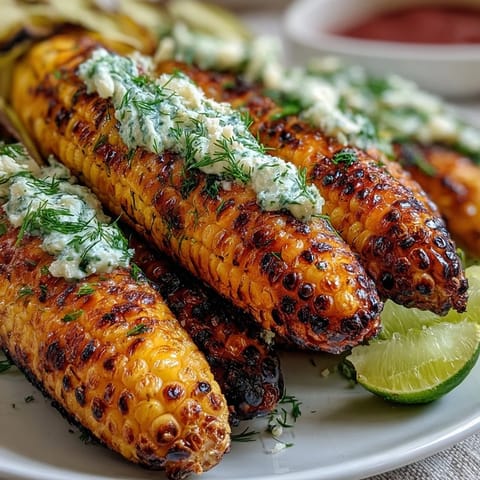 Savory BBQ corn in foil with herb butter, grilled to tender perfection and bursting with fresh, smoky aroma.