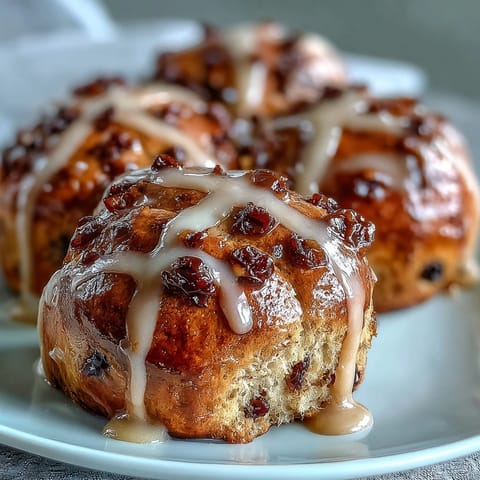 Hot Cross Buns Orange Glaze