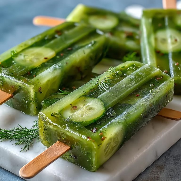 Enjoy these fun Pickle Juice Popsicles, a surprisingly tasty, easy snack.